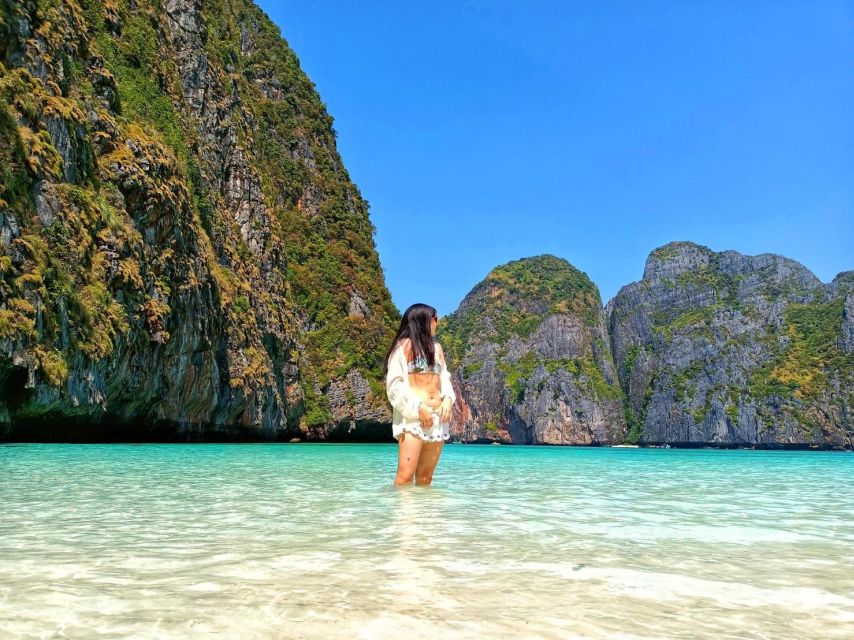 From Phi Phi: Sunrise Maya Bay, Pileh Lagoon Speedboat Tour - Bamboo Island lunch and island time on the full-day option