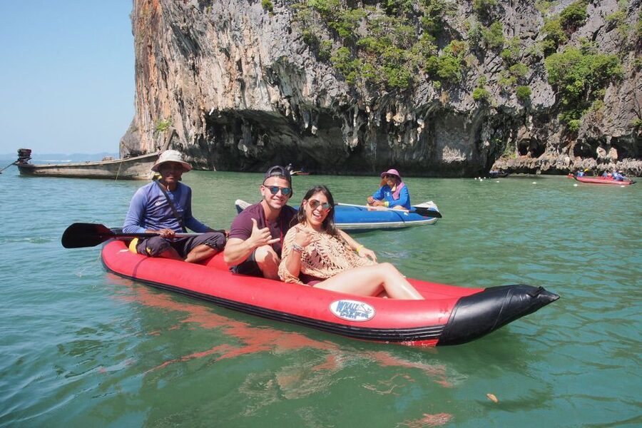 From Phuket: James Bond and Phang Nga Bay Tour by Speedboat - Phang Nga Bay Scenic Time, Then Naka Island Beach and Swimming