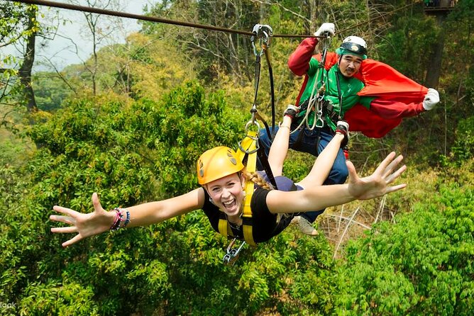 Full Day Chiang Mai Zipline Adventure, Rafting, ATV-ing, and Sticky Waterfall - White-water rafting on the Tang River for 45 minutes