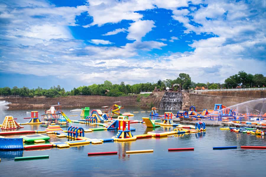 Grand Canyon Water Park Ticket - Zipline Over the Canyon: The 400-Meter Double Run