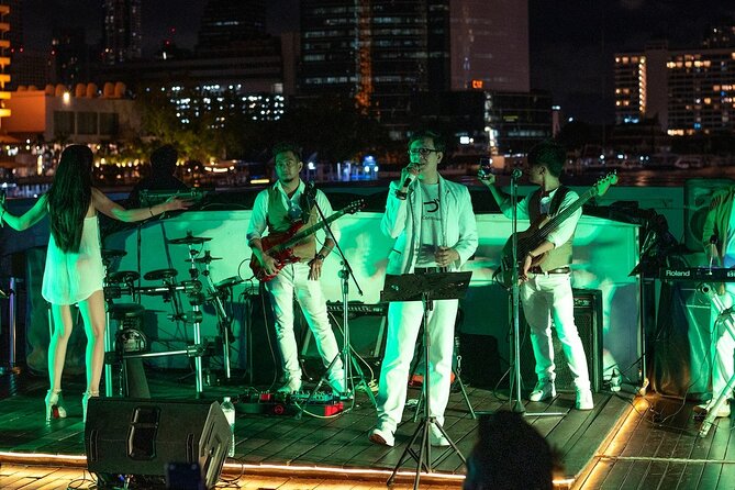 Grand Pearl Dinner Cruise Experience at Bangkok with Pickup - Boarding the Grand Pearl: welcome drink and the on-board show