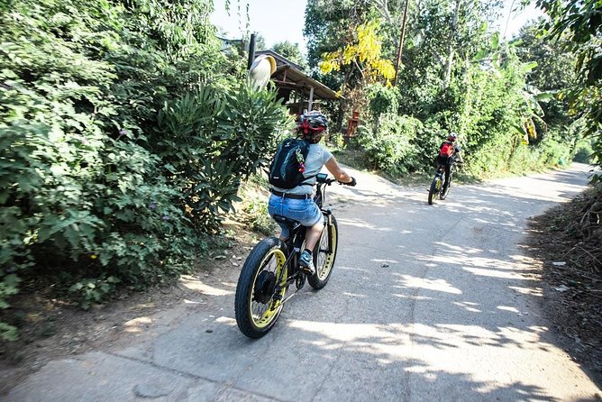 Half-day E-bike Countryside and rice paddies (flat land, GUIDED) - Stop 1: Wat Ton Kwen (Wat Intharawat) and the Lanna-style first look
