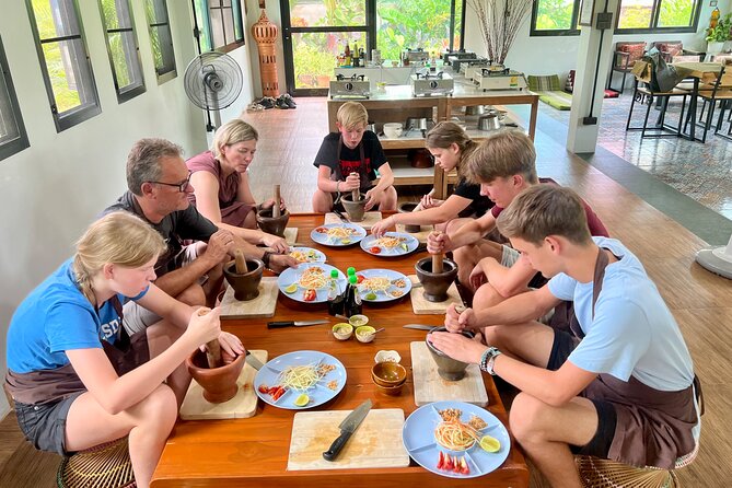 Half-Day Thai Cooking Class with organic ingredients - The shared meal, the best part you can control
