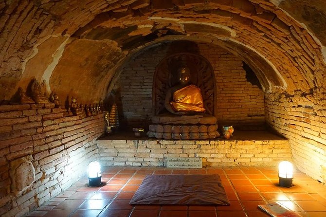 Half Day Umong Temple and Monk Chanting at Doi Suthep Temple ( Private tour) - Wat Umong tunnels and Buddha Dhamma garden: the “Temple of the tunnels” moment