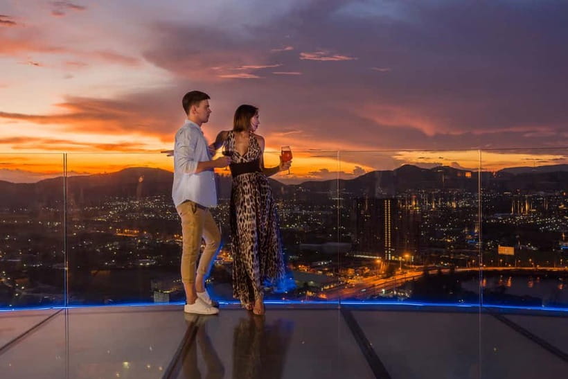 Hua Hin: Vana Nava Sky Bar Rooftop at Holiday Inn - The Gulf of Thailand views that set the tone for your whole night