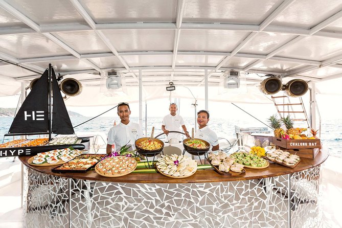 Hype Boat Club: Phuket 's Most Unique Catamaran Experience - Food and Drinks: What’s Included, What Costs Extra, and How to Avoid Surprises