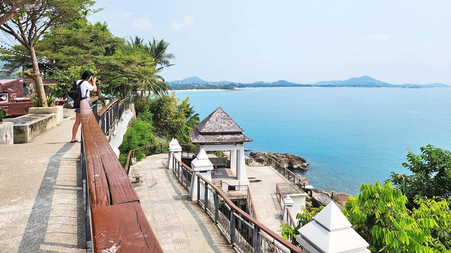 ISLAND TOUR ECO AROUND KOH SAMUI HALF DAY RARE SIGHTSEEING - Lad Koh viewpoint: the Chaweng-to-Lamai panorama you’ll actually remember
