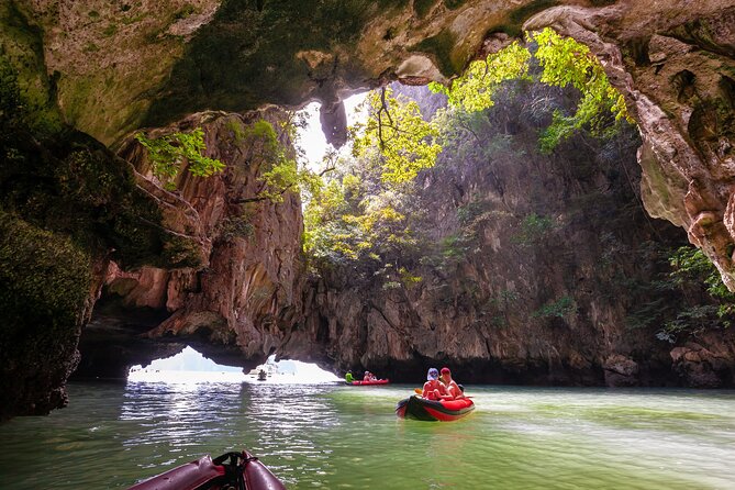 James Bond Twilight Sea Canoe and Glowing Plankton from Phuket - Canoeing Hong and Panak Lagoons and Caves