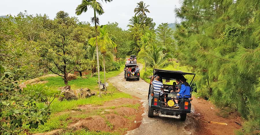 Jeep Tour Koh Samui Jungle Safari Full Day Adventure - Hotel pickup and the off-road jeep reality check