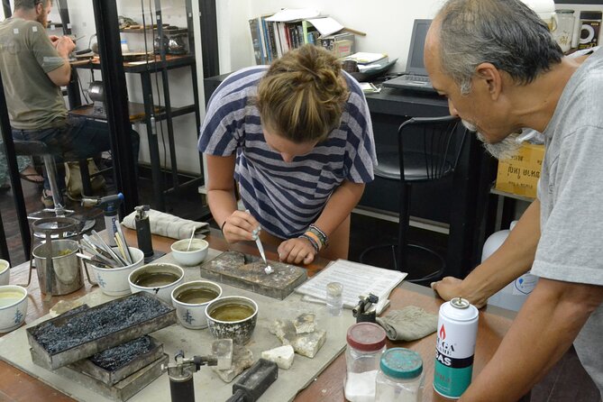 Jewellery Making Class with Silversmithing in Chiang Mai - The 10:30 am to 4:30 pm class flow, from sketch to shine
