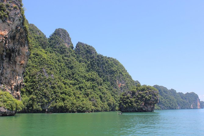 John Gray’s Legendary Cave Canoeing Adventure – Phang Nga Bay - Your day timeline: 12:00 start, pickup window, and sunset cruising