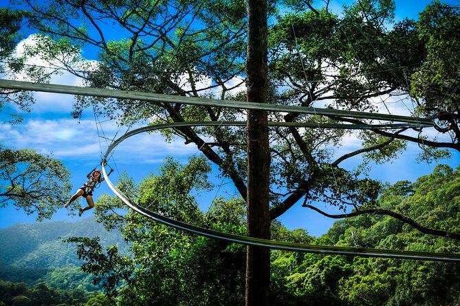 Jungle Flight Zipline Roller Coaster - Chiag Mai pickup to the rainforest gate
