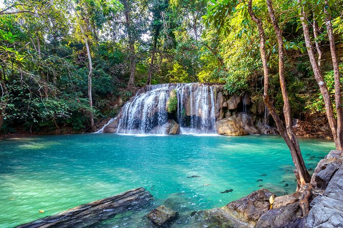 Kanchanaburi Full Day Tour: River Kwai and Erawan Falls - Getting picked up near Bangkok, or meeting at WanderSiam