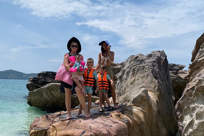Khai Island Private Boat Tour - Koh Rang Yai: fruit, cool refreshments, and a calmer break