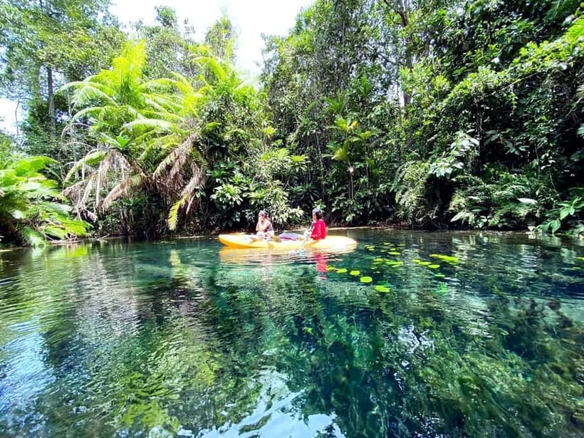 Klong Rud Kayaking with Hotel Transfer - The swim in clear lagoon water