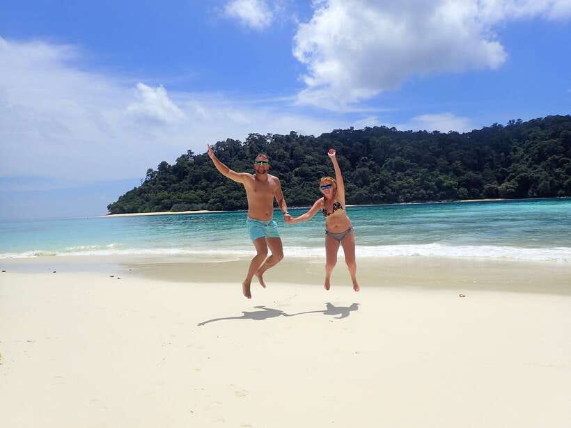 Koh Lanta: Adventure Sea Tour to Koh Rok and Koh Haa - Koh Rok Nai and Koh Rok Nok: coral channels, easy depth, and waterfall views