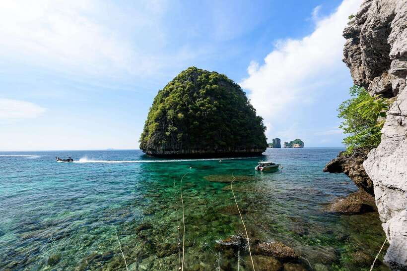 Koh Lanta: Tin's Speedboat Odyssey to Bamboo Island & Beyond - Maya Bay One Hour: Movie Fame Meets Crowds