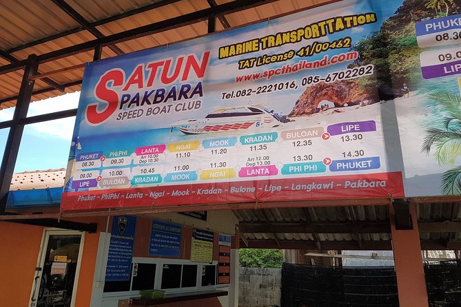Koh Lipe to Hat Yai Airport by Satun Pakbara Speed Boat and Shared Minivan - How the Satun Pakbara Speedboat Actually Saves You Time