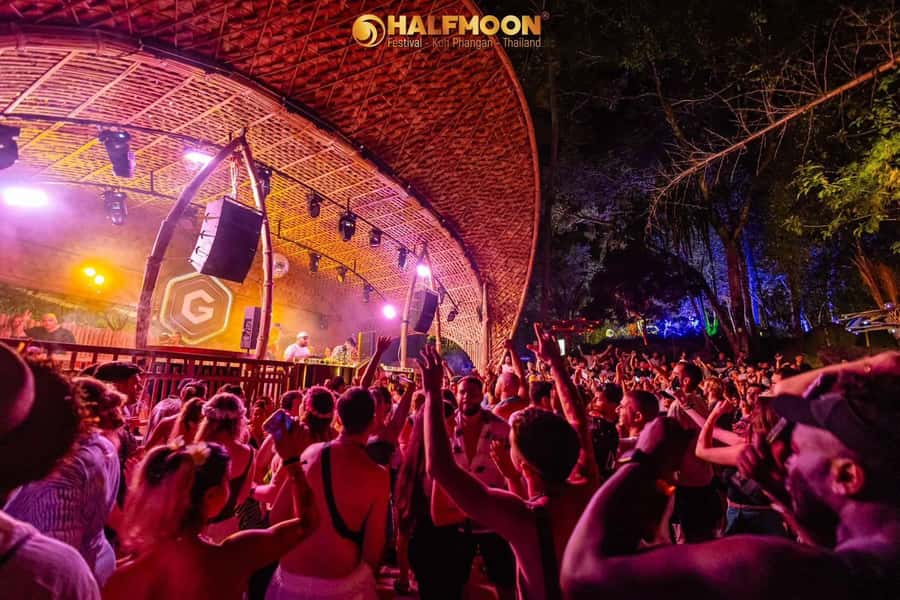Koh Phangan: Halfmoon Festival (Party Tickets) - Harmony Beach Club on Day One: beachfront party energy