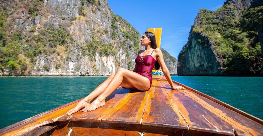 Koh Phi Phi: Join Longtail Boat to Maya Bay and Pileh Lagoon - Viking Cave: limestone drawings and the “fast culture stop”