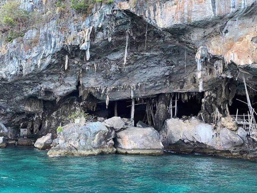 Koh Phi Phi: Maya Bay Private Longtail Boat Tour - Monkey Bay macaques: great photos, keep your distance