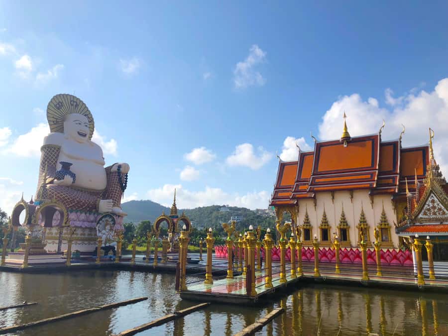 Koh Samui: 4x4 Off Road Island Safari Tour Including Lunch - The Mountain Start: Chinese Lady Monk Statue and First Views