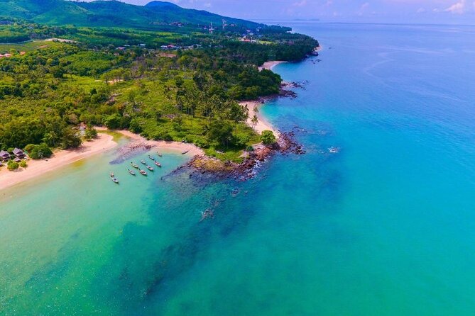 Koh Samui to Koh Phangan Island Full-Day Cruise with Sunset - Sunset return to Koh Samui with appetizers and fireworks