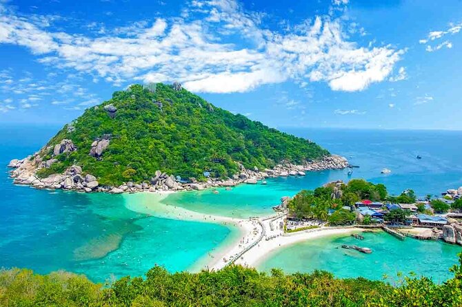 Koh Tao & Koh Nang Yuan Snorkeling Tour by Speed Boat from Samui - Koh Nang Yuan: three-island snorkel plus the private viewpoint climb