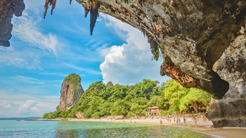 Krabi: 4 Islands Hopping & Snorkeling Tour - Thale Waek, the Tidal Sandbar You Can Actually See Form