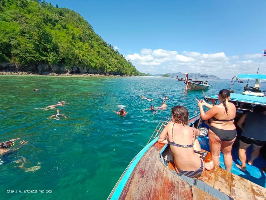 Krabi: 4 Islands Snorkeling Tour by Longtail Boat - Snorkeling expectations: mask included, fins not, and the day can change