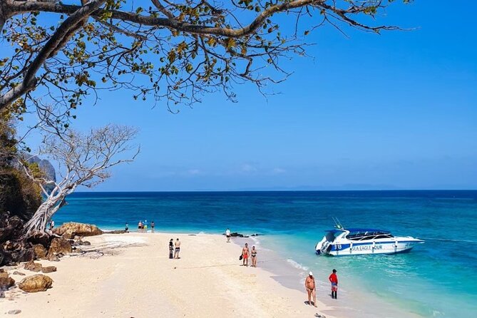 Krabi 4 Islands Speedboat Tour Snorkeling and Beach Lunch - Thale Waek sandbar: the tide-revealed highlight