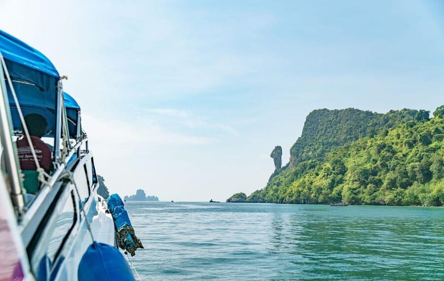 Krabi: 4 Islands & Thale Waek's Sandbar Tour By Speedboat - Phra Nang Cave Beach and Princess Cave: Beach Time With a Story