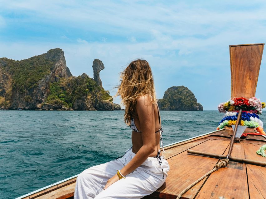 Krabi: 4 Islands Tour by Longtail Boat & Thai Buffet Lunch - Poda Island, where the water does the heavy lifting