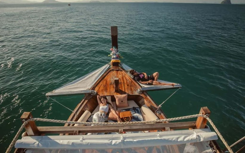 Krabi: 7 Island Tour by Luxury Longtail Boat with Snorkeling - Railay Bay first, before the islands pull you away