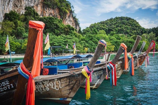 Krabi 7 Islands Sunset & Bioluminescence by Longtail boat - Chicken Island and limestone photo time: fun visuals, plus real swim breaks