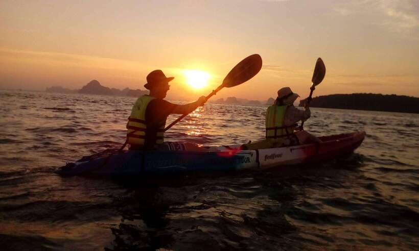 Krabi: Ao Thalane Sunset Kayak adventure (group of 10 max) - Ao Thalane at golden hour, mangroves first