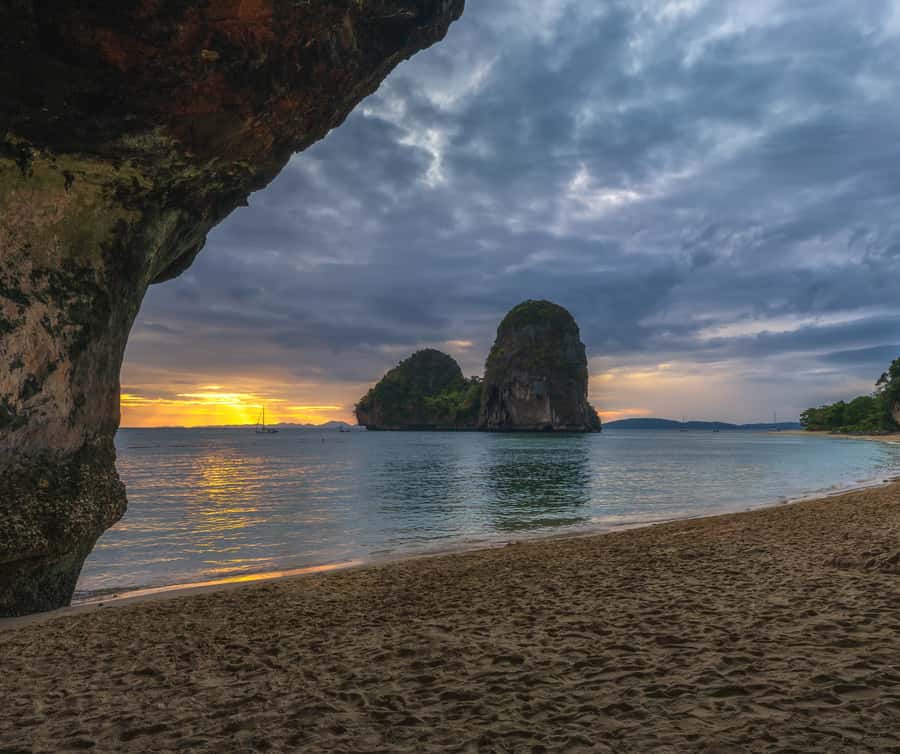 Krabi: Bioluminescent Plankton, Snorkeling & Sunset Tour - Your afternoon route: Cave shrine photos, Tup and Chicken swims, and Ko Poda sunset time
