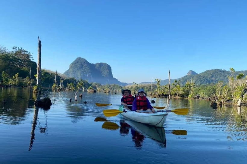 Krabi: Emerald Pool, Hot Springs, and Kayaking Tour - Emerald Pool Sra Morakot: turquoise swim time and the photo-ready wooden paths