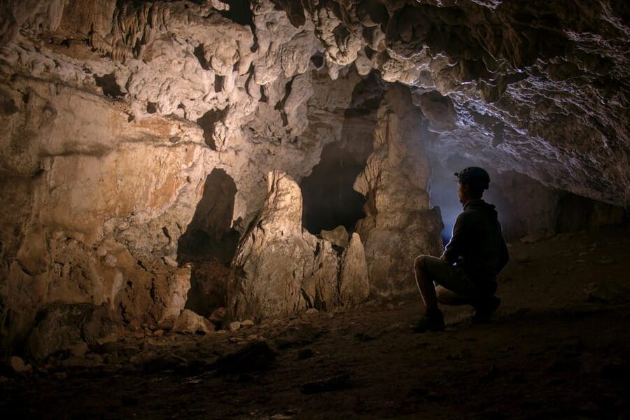 Krabi: Explore Tham Khlang Cave and Blue Lagoon Adventure - Tham Khlang Cave, where your shoes earn their keep