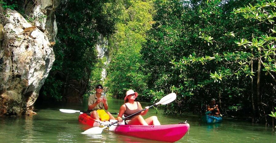 Krabi: Guided Kayaking Tour at Ao Thalane - Ao Thalane By Kayak: the calm side of Krabi