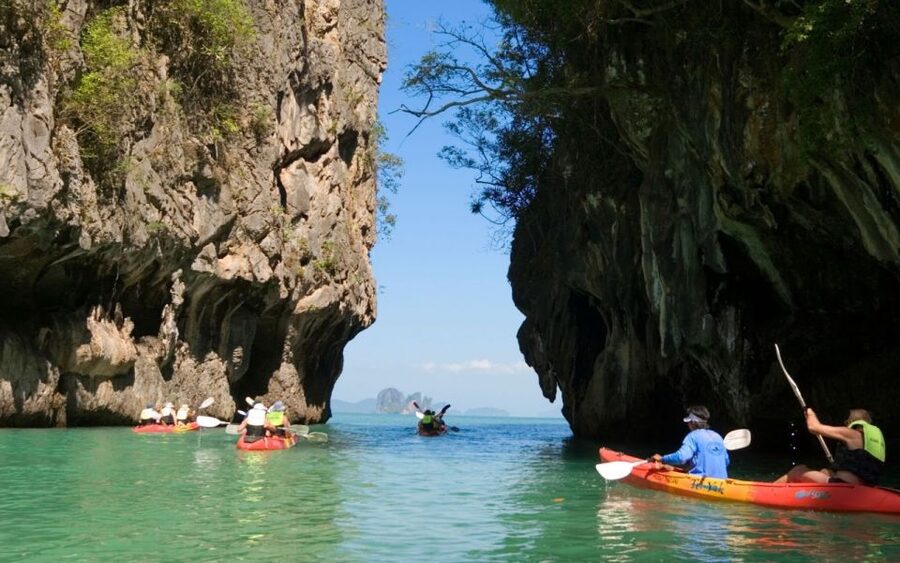 Krabi: Guided Kayaking Tour at Ao Thalane - Pickup and drop-off: where you’ll go, and what you might need to plan