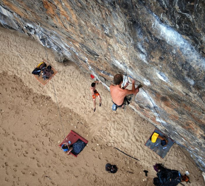 Krabi: Half-Day Rock Climbing at Railay Beach - What you’ll climb at Railay and Phra Nang