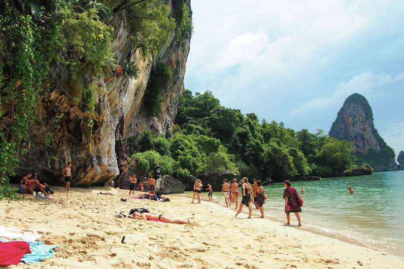 Krabi: Half-Day Rock Climbing Introduction at Railay Beach - The transport plan: songtaew to the pier, longtail boat to Railay