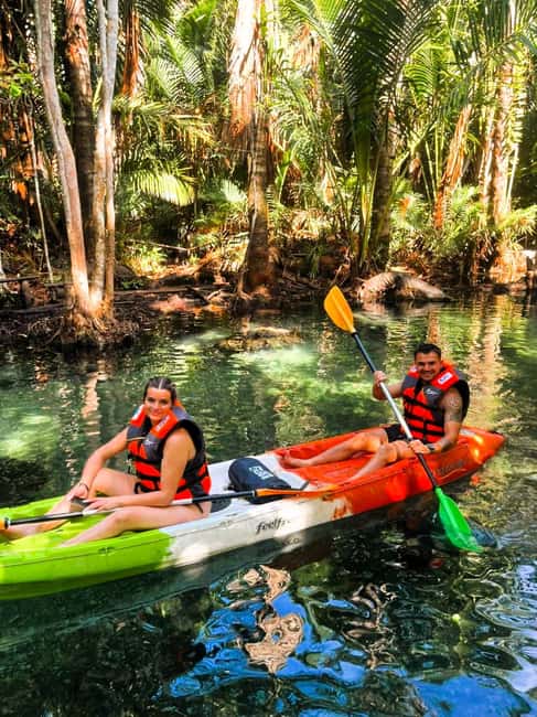 Krabi: Hidden Mirror Lake Kayak, Swim & Easy Nature Activity - Beginner kayaking on calm water, plus photo time that feels real