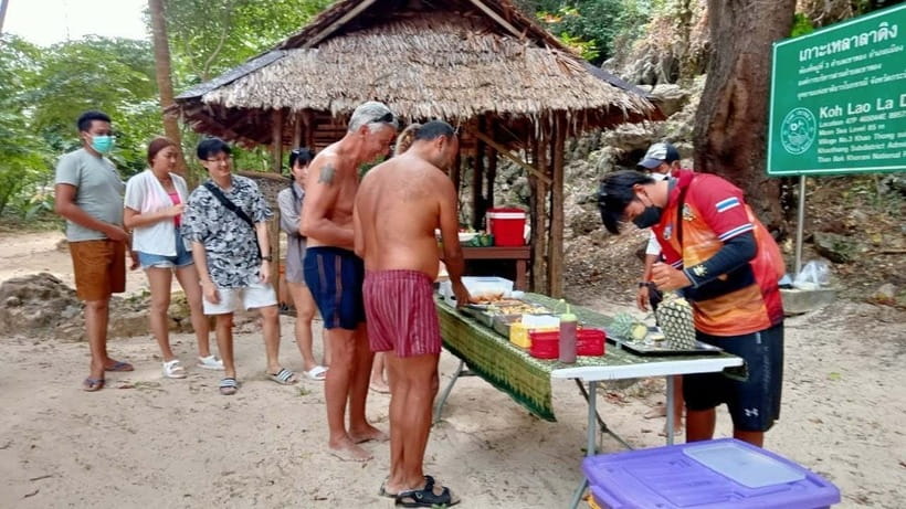 Krabi: Hong Island Longtail Boat & Kayak Tour w Buffet Lunch - National Park fee and what you actually pay: value math you should do