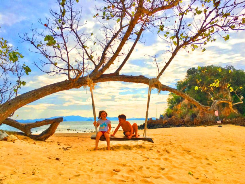 Krabi: Hong Island Sunset and BBQ Dinner Tour - Lading Island snorkeling time: good for fish, not the main event