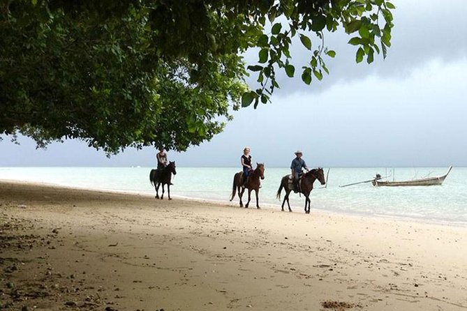 Krabi Horse Riding at The Beach - Safety setup: helmets, water, first aid, and accident insurance