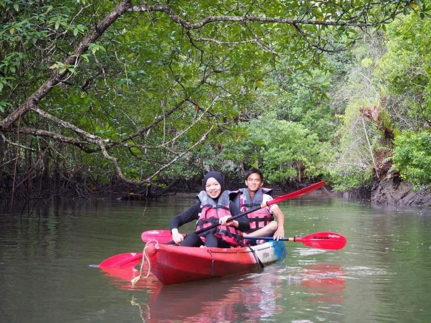 Krabi kayaking Ao thalane - Your 3 hour Ao Thalane block: breaks, photos, aperitif, kayaking, swimming