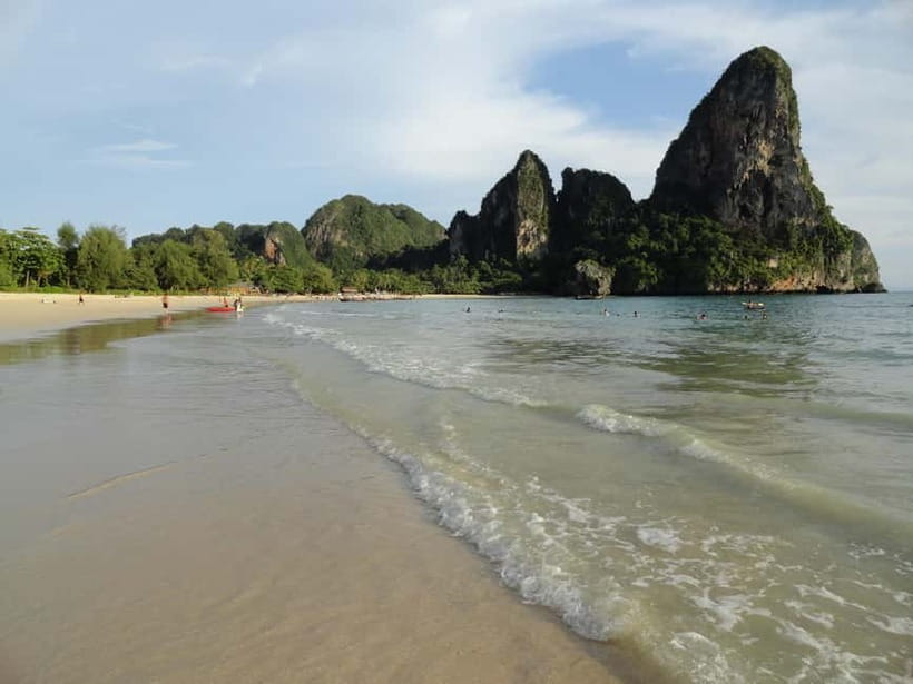 Krabi: Railay Beach & Caves + Jurassic World : Rebirth Sites - Diamond Cave (Tham Phra Nang Nai): stalactites, stalagmites, and guided timing