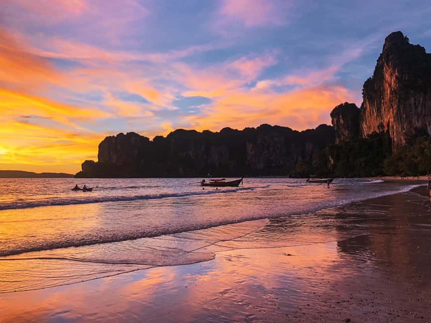 Krabi: Railay Sunset and Bioluminescent Plankton Tour - Sunset moment: how to catch golden light without feeling rushed